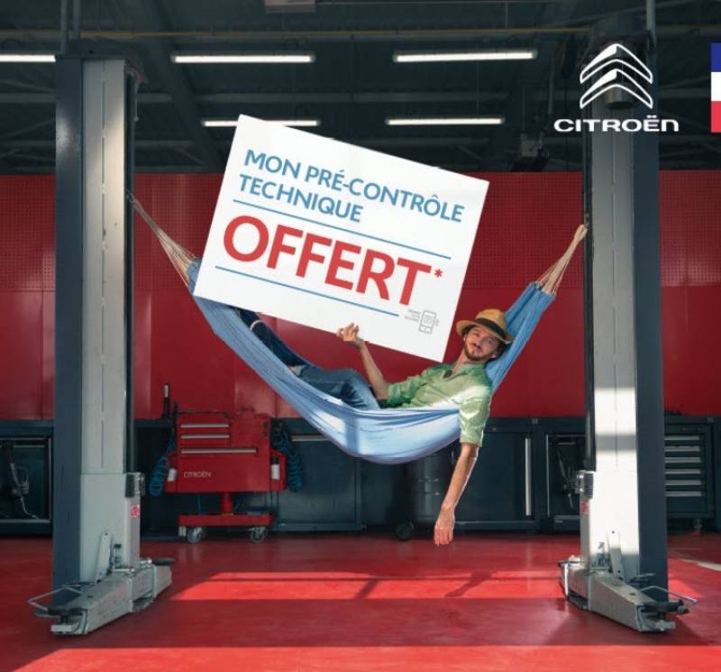 Pré contrôle technique offert à Citroën Rosny sur Seine